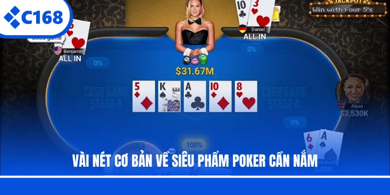 Vài nét cơ bản về siêu phẩm Poker cần nắm